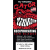 Gator Reciprocating Saw Blade 6 in. x 3/4 in. x 24tpi #12018-25, Tough Duty Metal Cutting, 25PK 12018-25